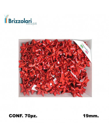 BRIZZOLARI COCCARDA 3270 MM19 70PZ. GRANDE ROSSO 07-METAL