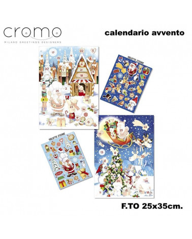 CROMO CALENDARIO AVVENTO STICKERS NT.4154