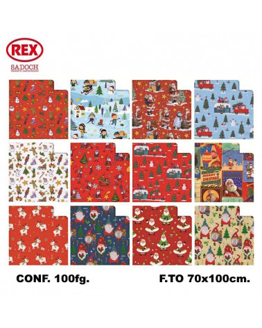 REX CARTA REGALO N 100FG.NATALE