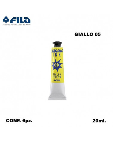 ADIGRAFIA INCHIOSTRO 20ML. GIALLO 05 [6PZ]