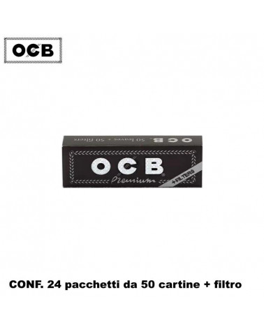 OCB CARTINE CORTA NERA + FILTRO 50PZ x [24CF] (2400)