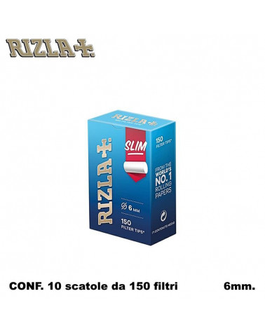 RIZLA FILTRI SLIMS 6MM.150PZ x [10CF] (1500)