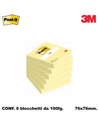 POST-IT 654 3M 76X76 [6PZ]