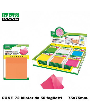 LEBEZ MEMOSTICK 75x75 50fg.LEBEZ 81639 [72PZ]