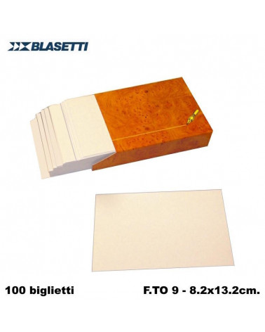 BLASETTI BIGLIETTI VISITA 9 100PZ. 8X13 662