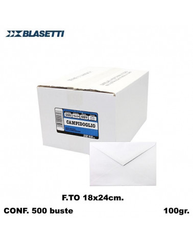 BLASETTI BUSTE 18X24 CAMPIDOGLIO  089-LETTERA POSTALI [500PZ]