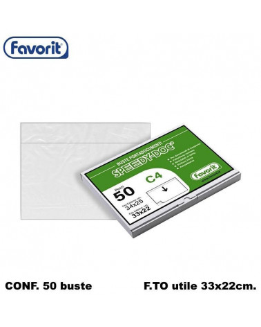 FAVORIT BUSTA PER SPEDIZIONE SPEEDY-DOC 33x22 [50PZ]