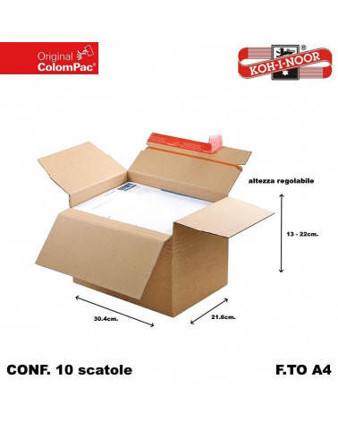 COLOMPAC SCATOLA AMERICANA A4 [10PZ]