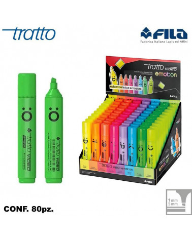 TRATTO VIDEO EMOTIONS 80pz.EVIDENZIATORE