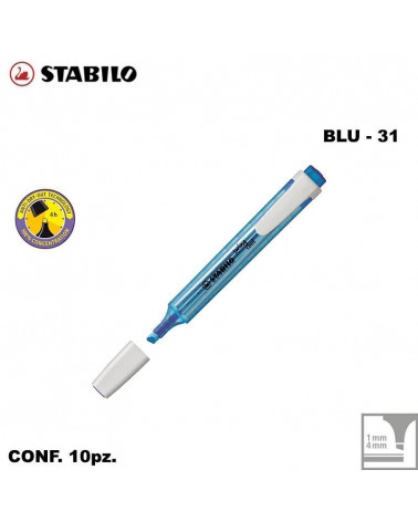 STABILO SWING COOL BLU EVIDENZIATORE-31 [10PZ]