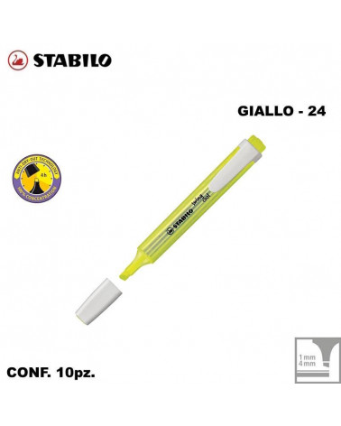STABILO SWING COOL GIALLO EVIDENZIATORE-24 [10PZ]