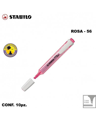 STABILO SWING COOL ROSA EVIDENZIATORE-56 [10PZ]