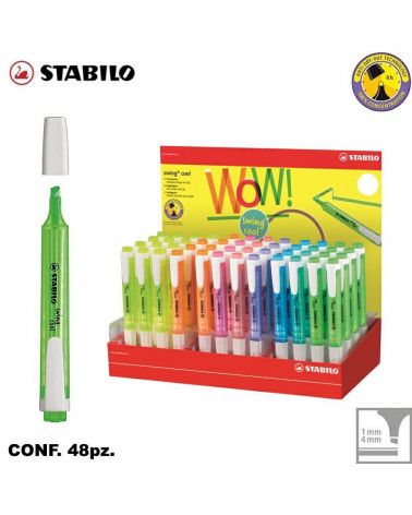STABILO SWING COOL 48pz.EVIDENZIATORE