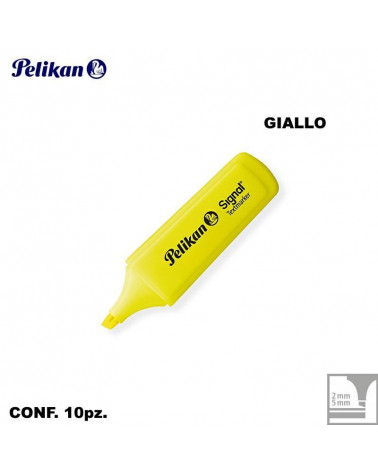 PELIKAN EVIDENZIATORE TEXMARKER 10PZ.GIALLO