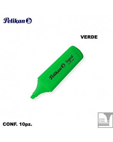 PELIKAN EVIDENZIATORE TEXMARKER 10PZ.VERDE