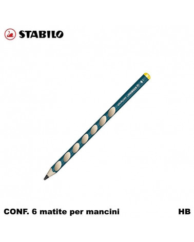 STABILO MATITA EASY GRAPH PER MANCINI PETROL [6PZ]