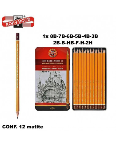 KIN MATITA ART 12PZ. H1502-II