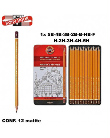 KIN MATITA GRAPHIC 12PZ. H1502-III