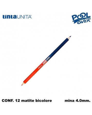 TINTA UNITA MATITA BICOLORE SOTTILE MINA 4MM.60012 [12PZ]