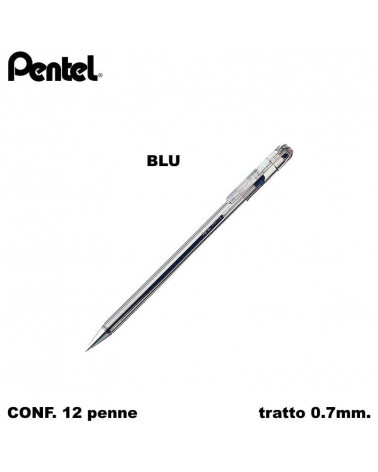 PENTEL SFERA SUPERB BK77 12PZ. BLU