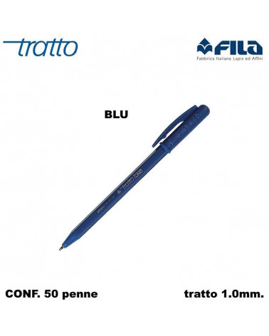 TRATTO SFERA 1 GREEN PLASTIC 50pz.BLU