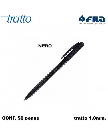 TRATTO SFERA 1 GREEN PLASTIC 50pz.NERO