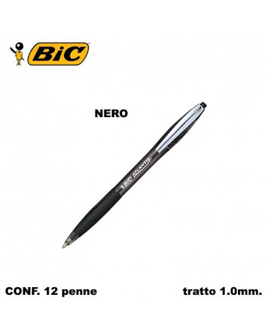 BIC SFERA ATLANTIS SOFT 12PZ. NERO