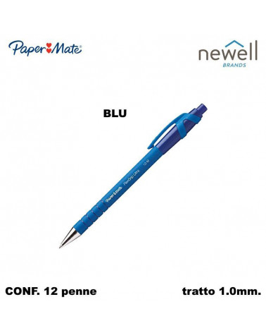 PAPER MATE SFERA FLEXGRIP ULTRA M  BLU-SCATTO-PAPER [12PZ]