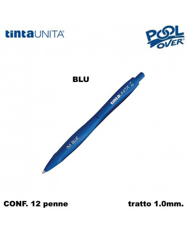 TINTA UNITA PENNA SFERA I'M 1.0 BLU 12PZ. 51188
