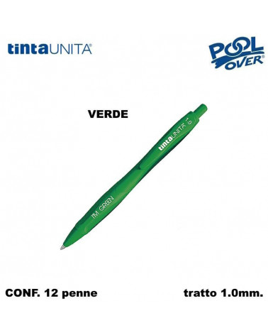 TINTA UNITA PENNA SFERA I'M 1.0 VERDE 12PZ. 51191