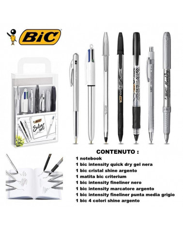 BIC SET SFERA SILVER