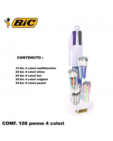 BIC ESP 108 SFERA 4 COLORI SPAGNA