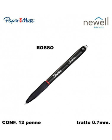 SHARPIE SFERA GEL ROSSO [12PZ]