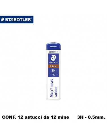 STAEDTLER MINE 0,5  3H [12PZ]