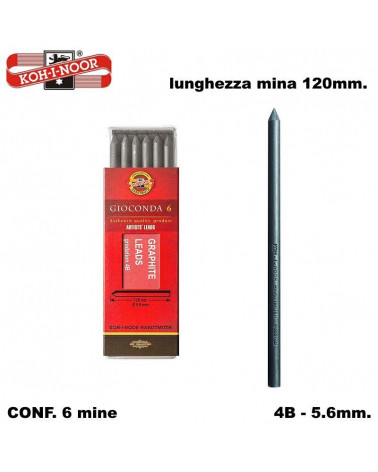 KIN MINE GRAFITE 5,6 H4865 6PZ. ARTISTI