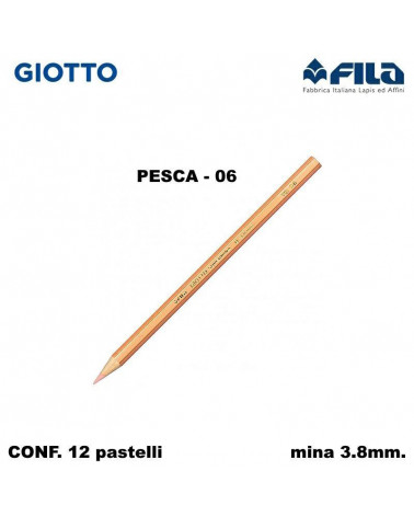 GIOTTO PASTELLO SUPERMINA N.06 PESCA 06 [12PZ]