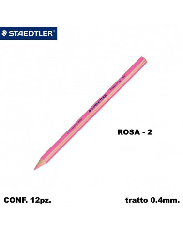 STAEDTLER EVIDENZIATORE MATITA 64-2 ROSA-TEXTSURFER [12PZ]