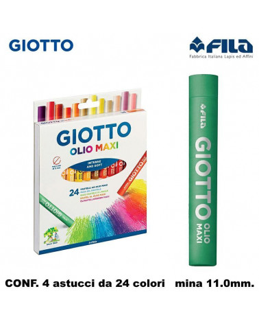 GIOTTO PASTELLO OLIO 24COL[4PZ]