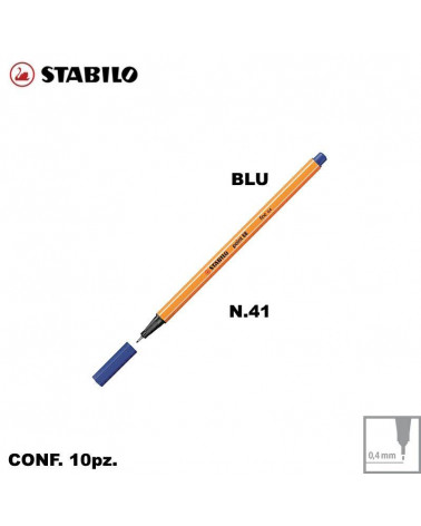 STABILO POINT 88 N.41 BLU [10PZ]