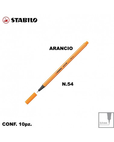 STABILO POINT 88 N.54 ARANCIO [10PZ]