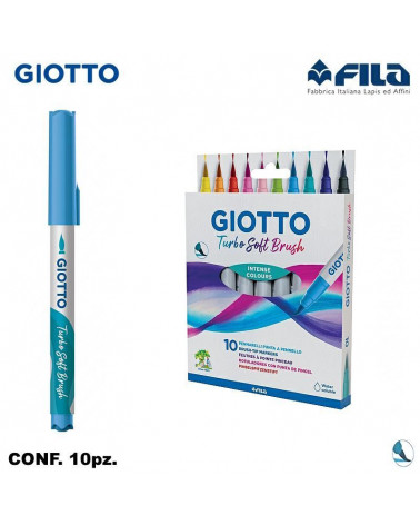 GIOTTO PENNARELLO BRUSH 10COL.[10PZ]