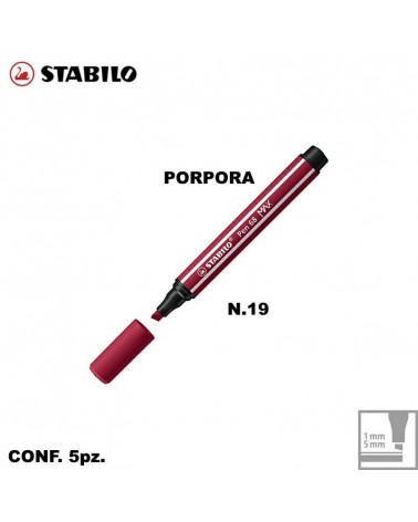 STABILO PEN 68 MAX N.19 PORPORA [5PZ]