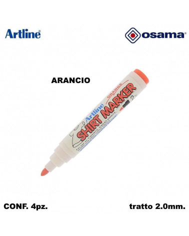 OSAMA MARCATORE PER STOFFA ORANGE T-SHIRT[4PZ]