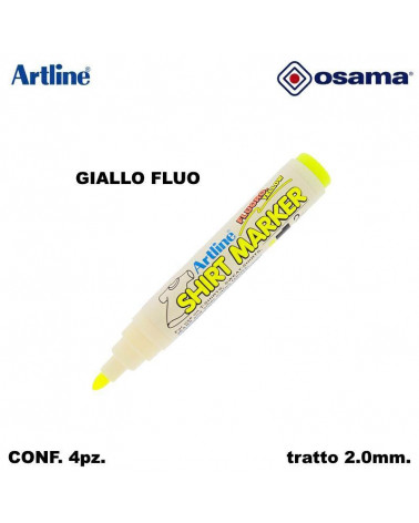 OSAMA MARCATORE PER STOFFA FLUO YELLOW T-SHIRT[4PZ]