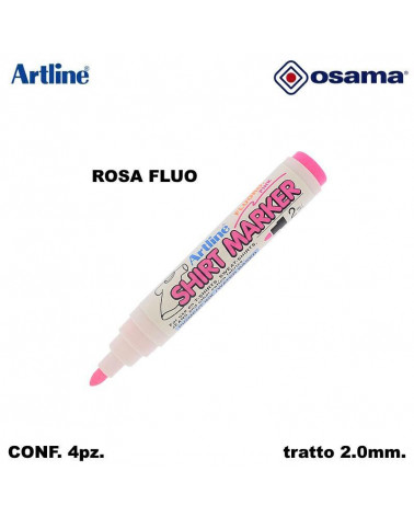 OSAMA MARCATORE PER STOFFA FLUO PINK/ROSE T-SHIRT[4PZ]