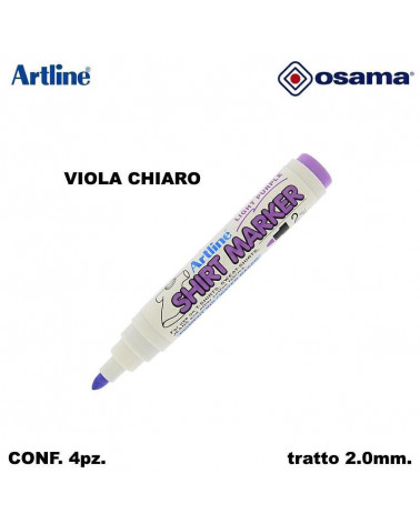 OSAMA MARCATORE PER STOFFA LIGHT PURPLE T-SHIRT[4PZ]