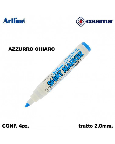 OSAMA MARCATORE PER STOFFA LIGHT BLUE T-SHIRT[4PZ]