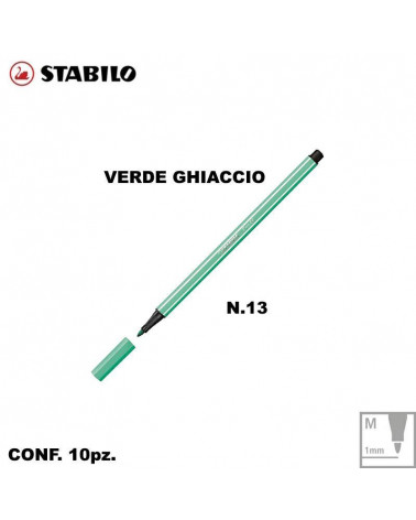 STABILO PEN 68 N.13 VERDE GHIACCIO [10PZ]