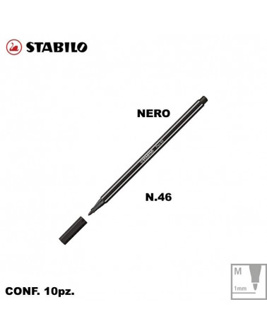 STABILO PEN 68 N.46 NERO [10PZ]