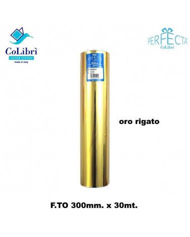 COLIBRI ROTOLO PERFECTA 300X30 ORO RIGATO